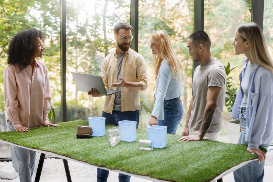 people-working-tech-brand-together